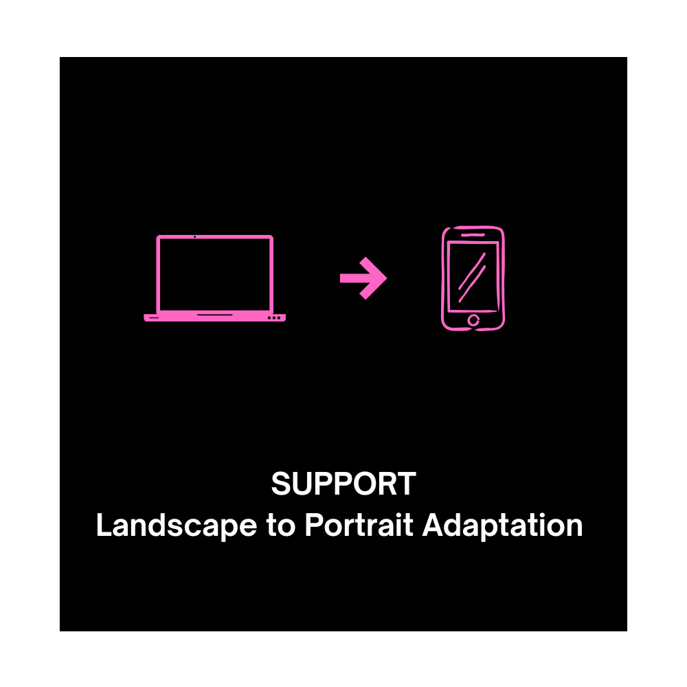 Landscape to Portrait Edit