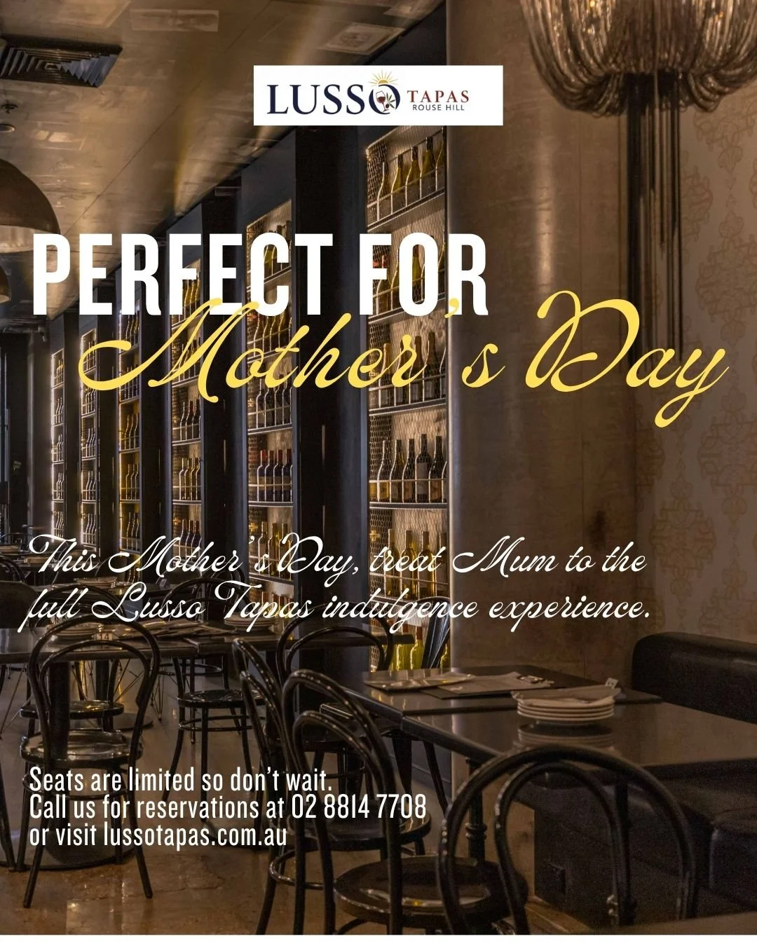 Pink Beige Vintage Bold Floral Aesthetic Mother's Day Lunch Restaurant Food Instagram Post.jpg