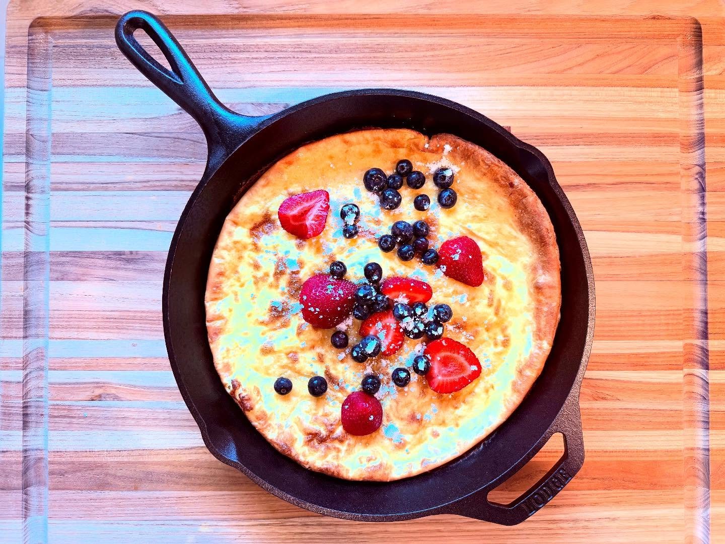 Dutch Baby - lookin’ fine in a #9! #lodgecastiron