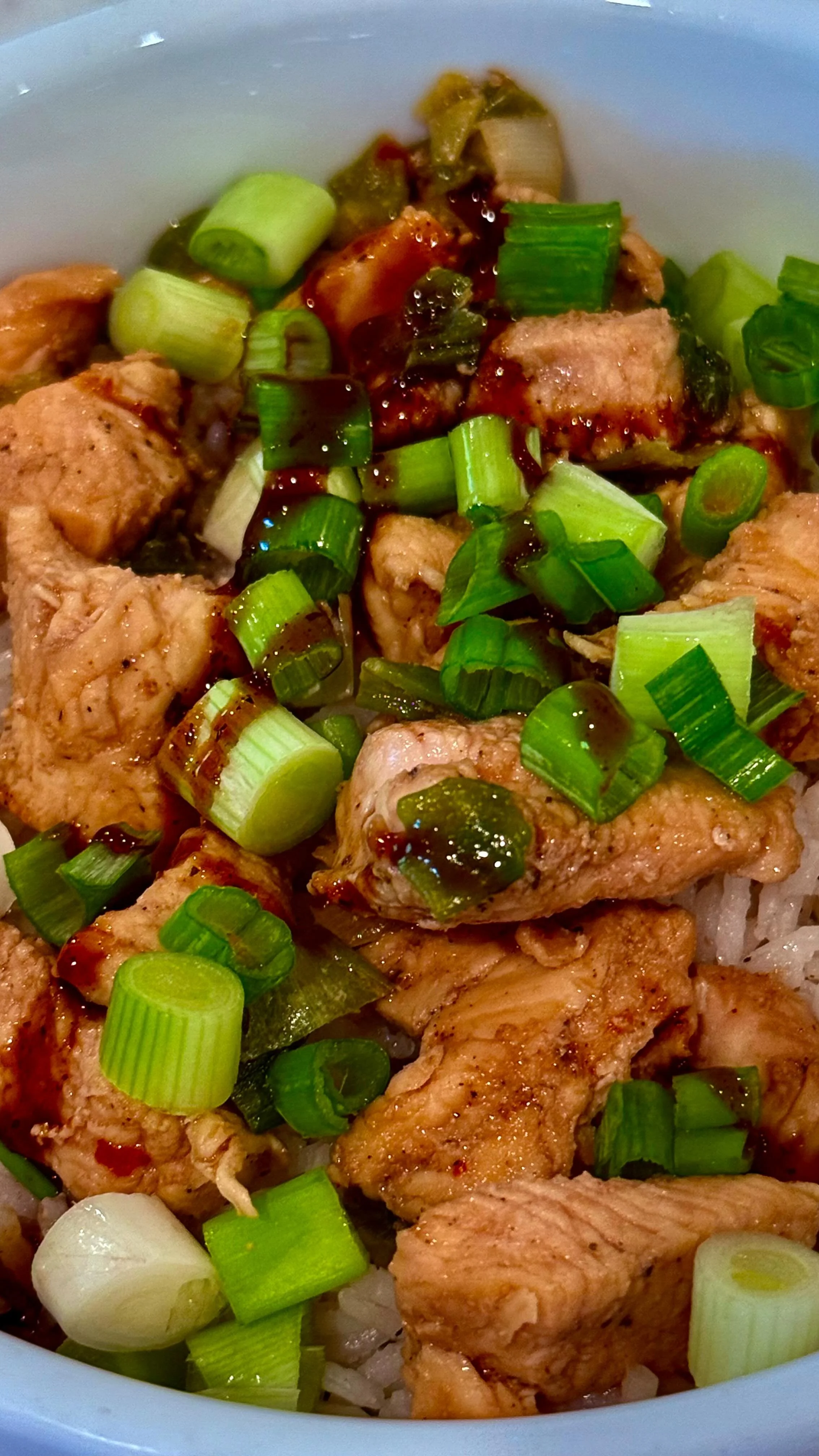 #castironskillet #castiron #foodie #castironskilletguy #castironcooking #chickenbowl #greenonion #chicken #rice #weeknightdinner