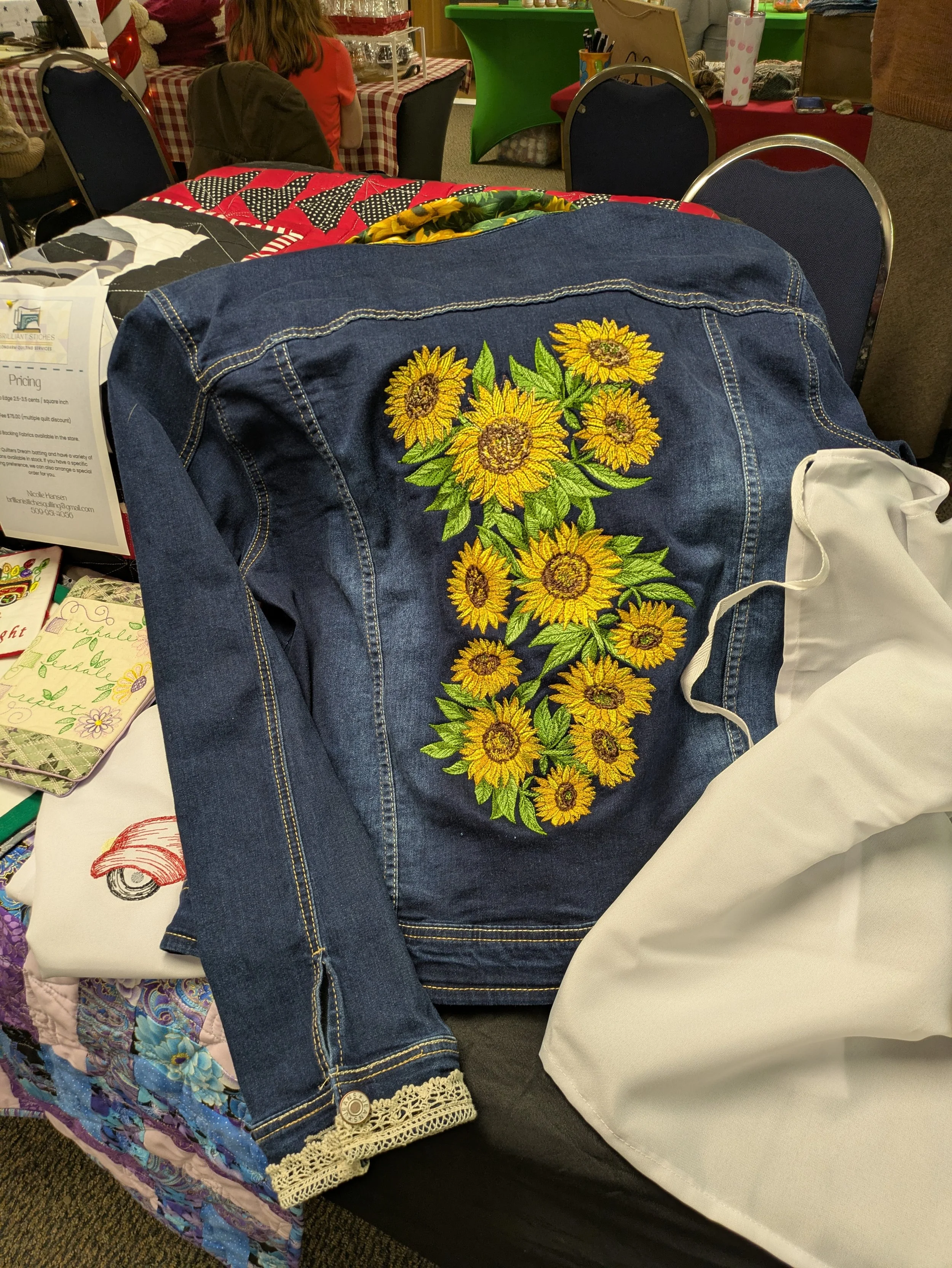 
Sunflowers and Lace