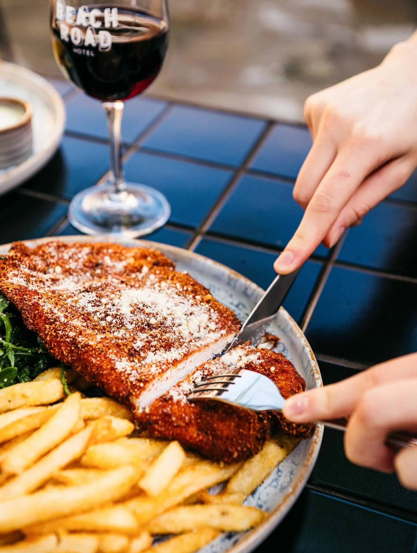 Thursdays at The Beachy.

From 5PM &mdash; $20 schnitzel or $25 parmi with fries and salad. Live music from 7&ndash;9PM, then DJs till late 🍻