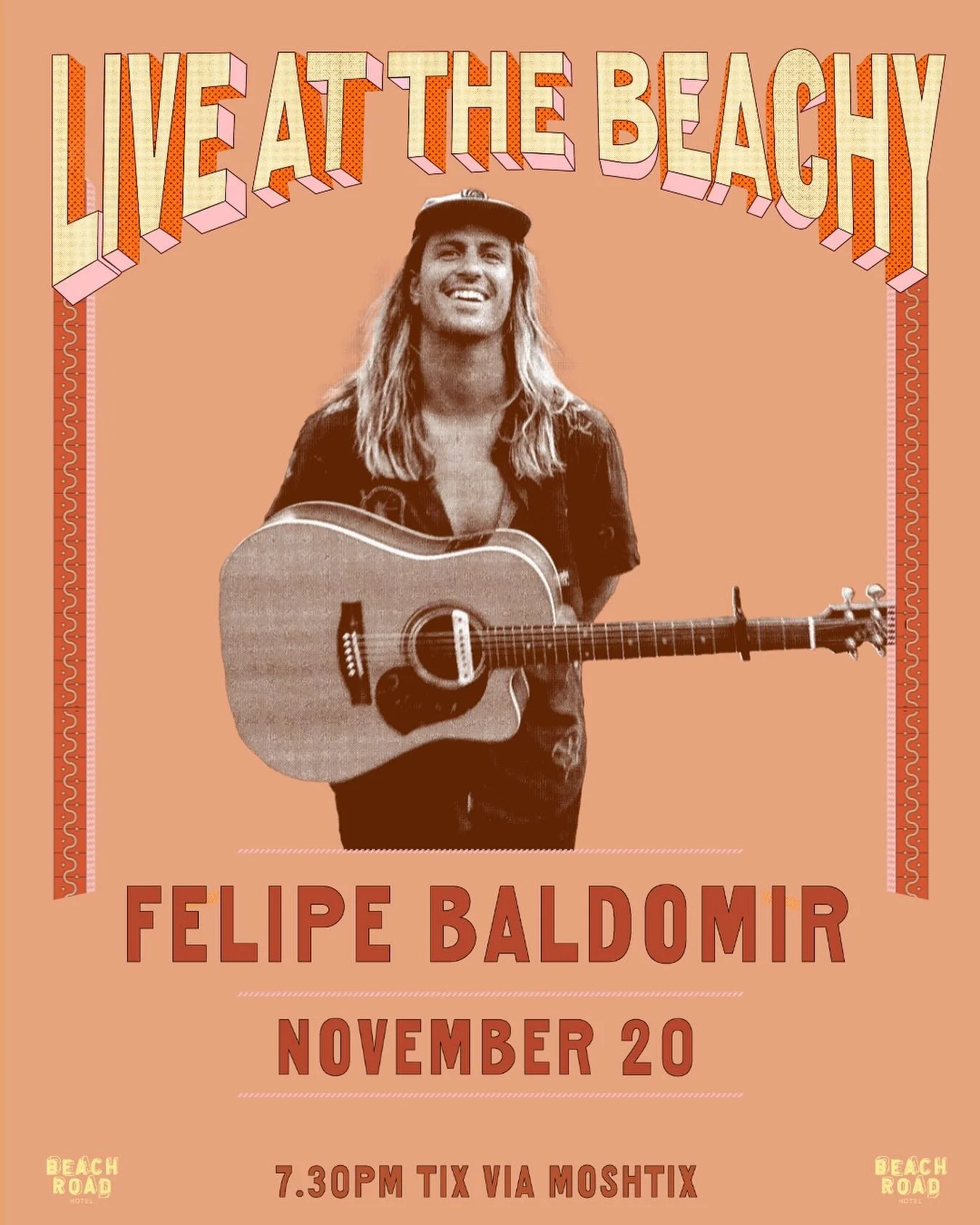 @felipebaldomir live this Thursday, Nov 20th at The Beachy 🎶

Don&rsquo;t miss your chance to grab tickets &mdash; Hit the link in our bio to secure yours.