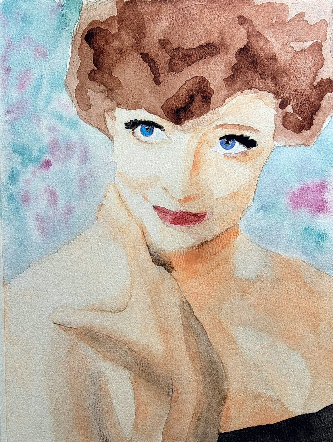 Seduction - A portrait of a young Maggie Smith, this piece captures the allure of a fleeting glance—poised, playful, and rich with theatrical undercurrent.
