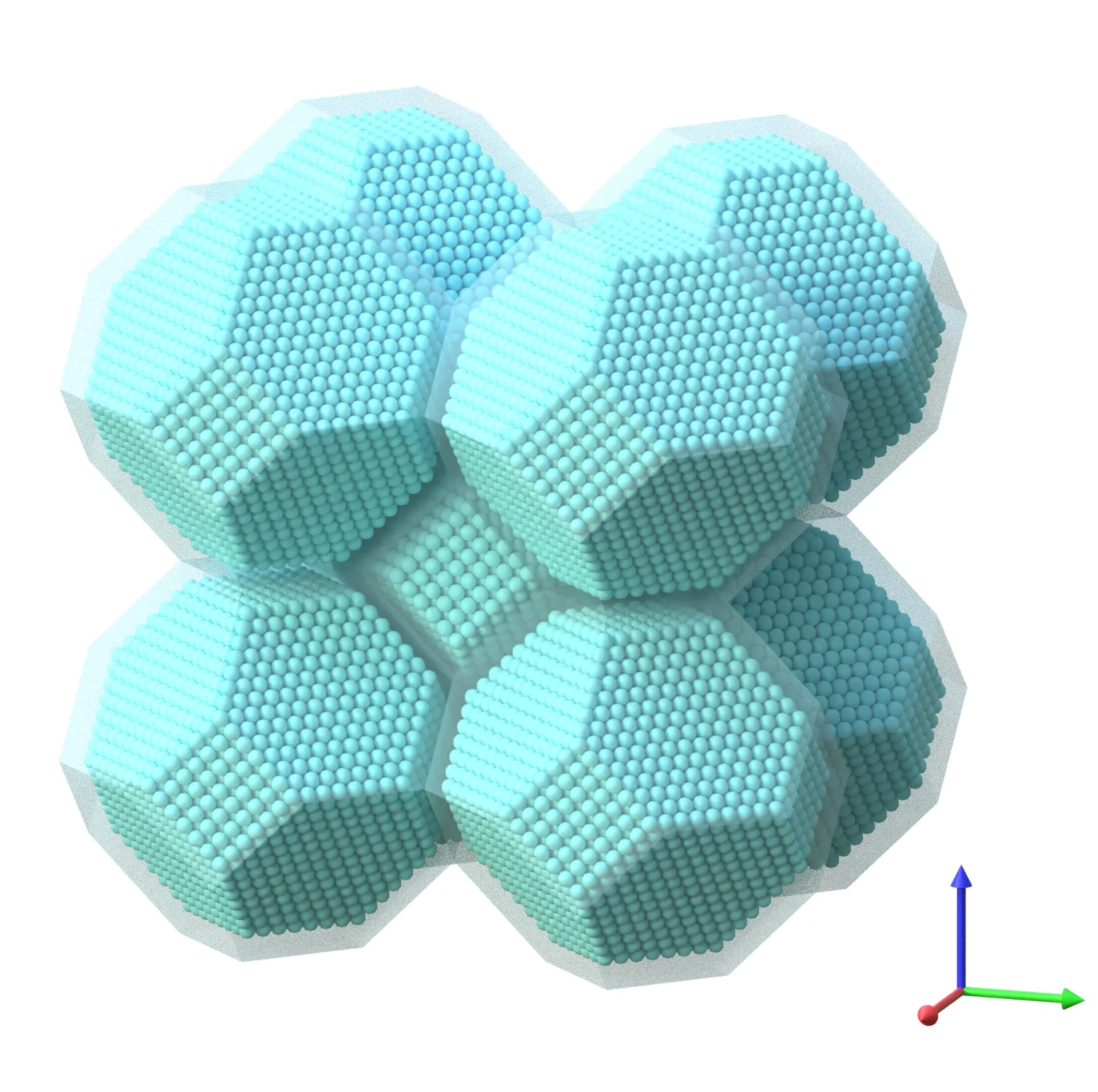 Superlattice-BCC of mecon Ag-NC