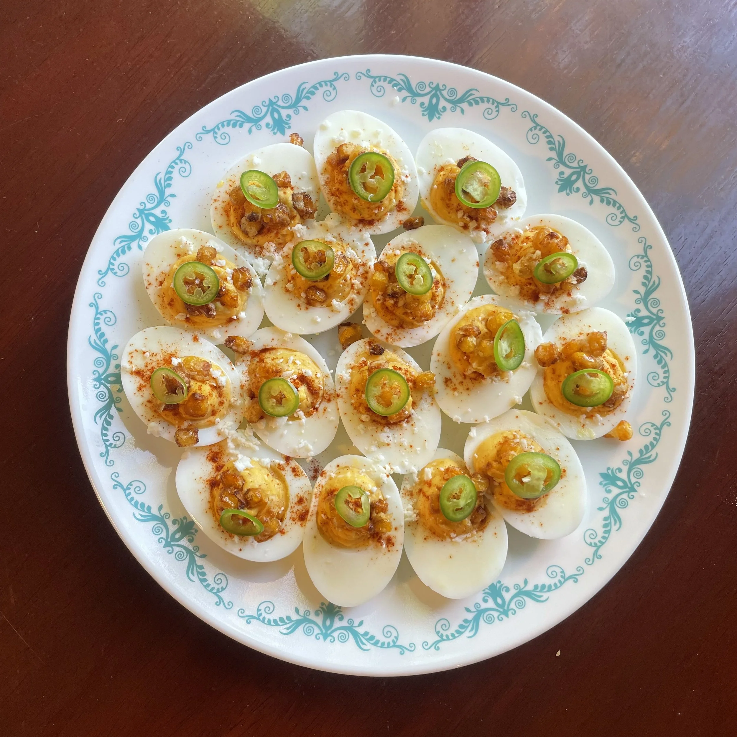 ELOTE DEVILED EGGS