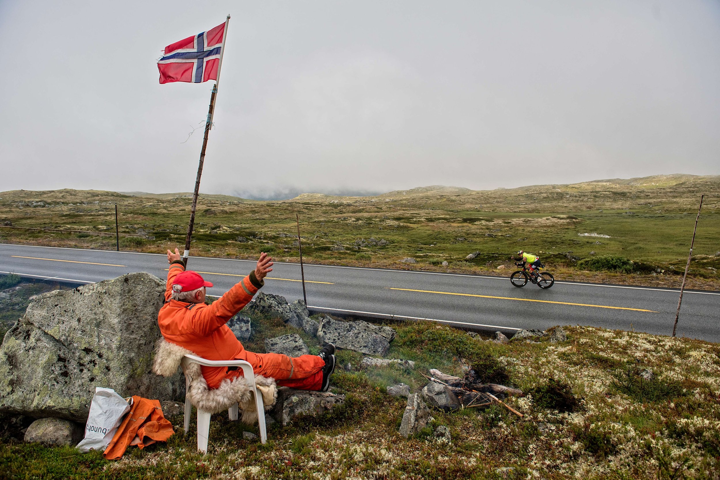 Spectating at Norseman