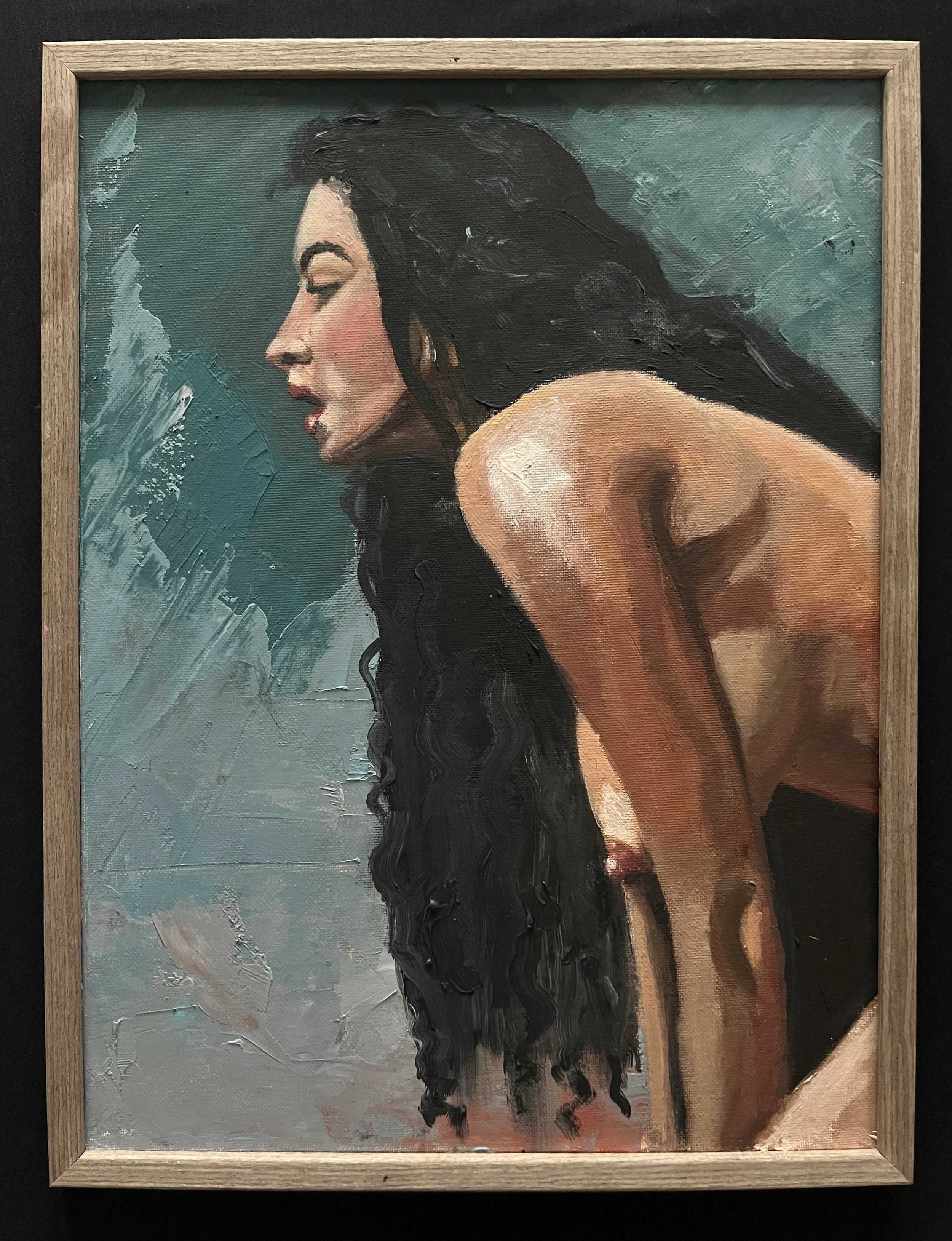 'Love' Oil Painting by Chris Slevin