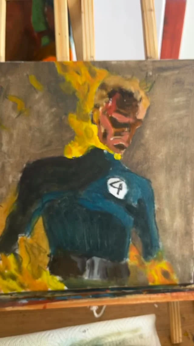 Johnny Storm
#marvel #chrisslevinarts #igart #oilpainting #trendingaudio