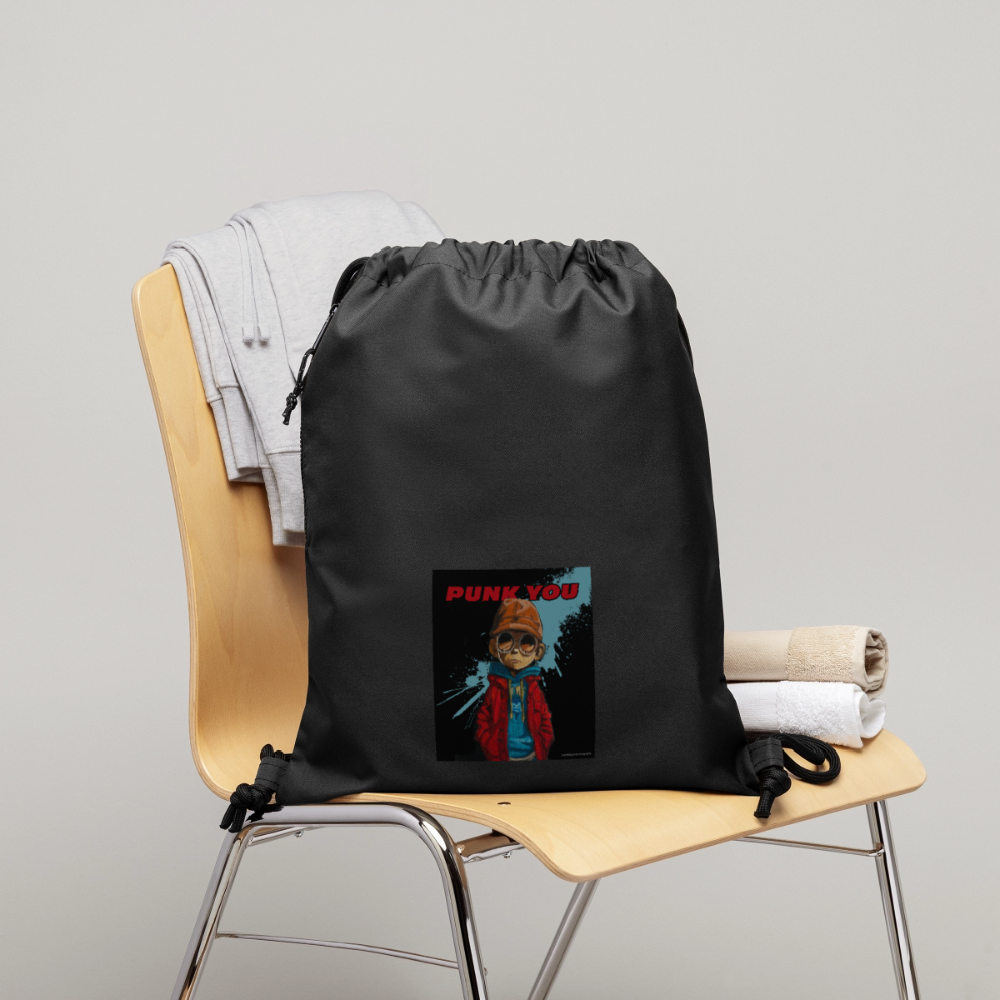 “PUNK YOU” Recycled Gymsac | Eco-Friendly Sustainable Drawstring Bag