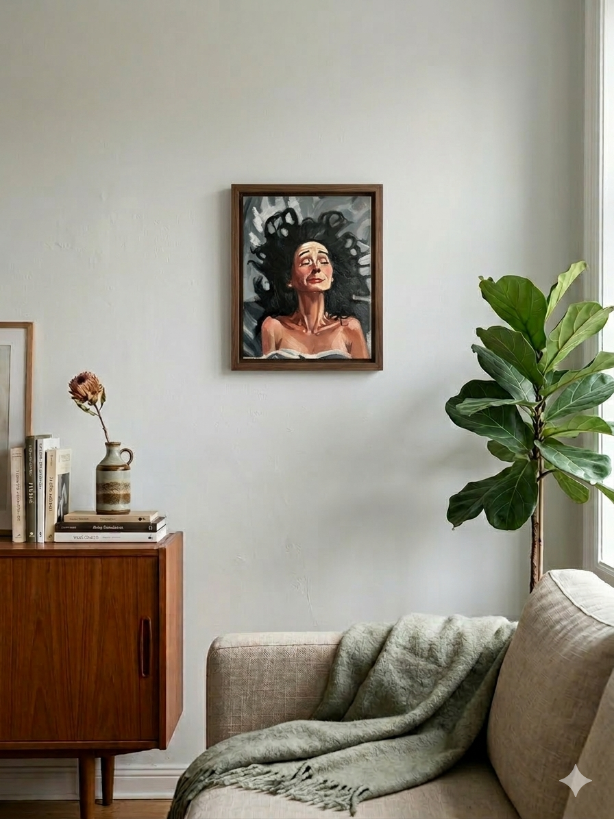 "Morning" -- cartoon version 24x30 cm