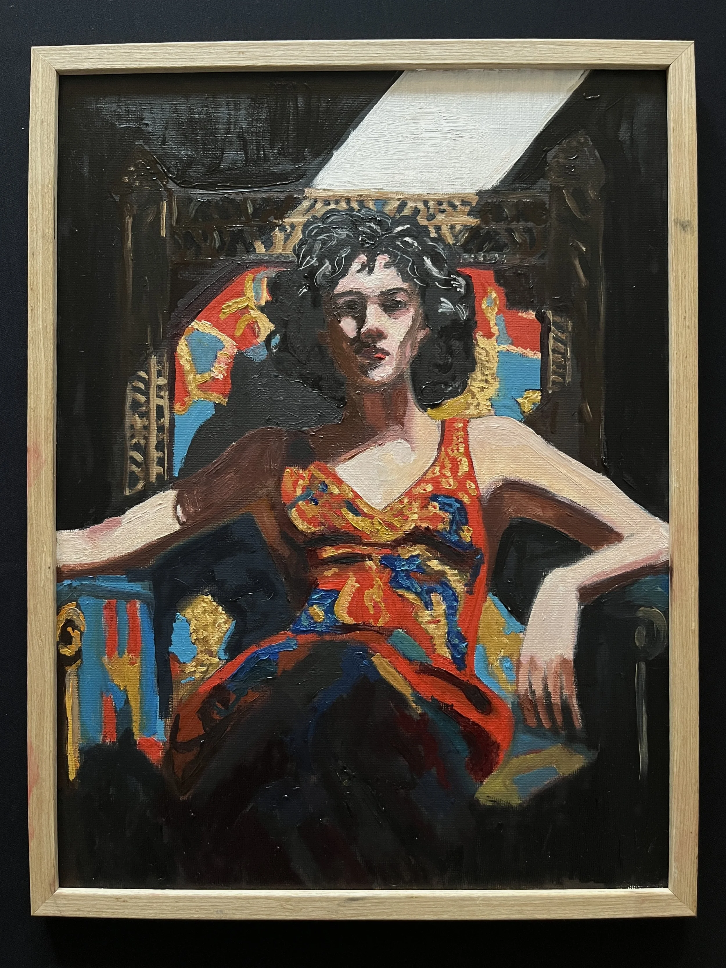 "Queen" Oil Painting by Chris Slevin