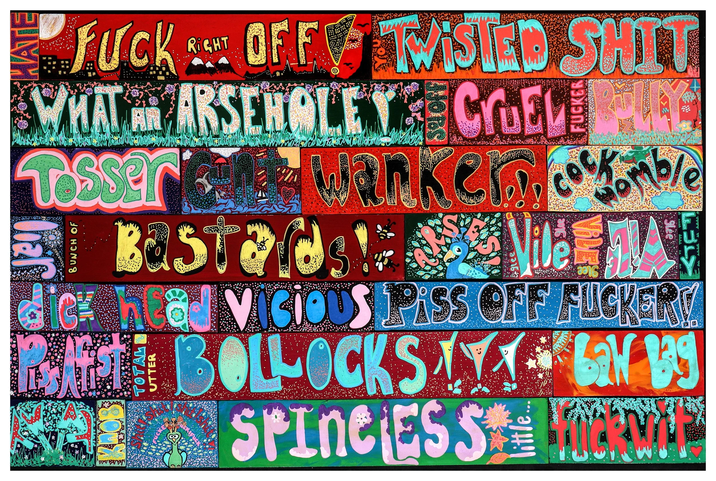 Sweary Wall Art