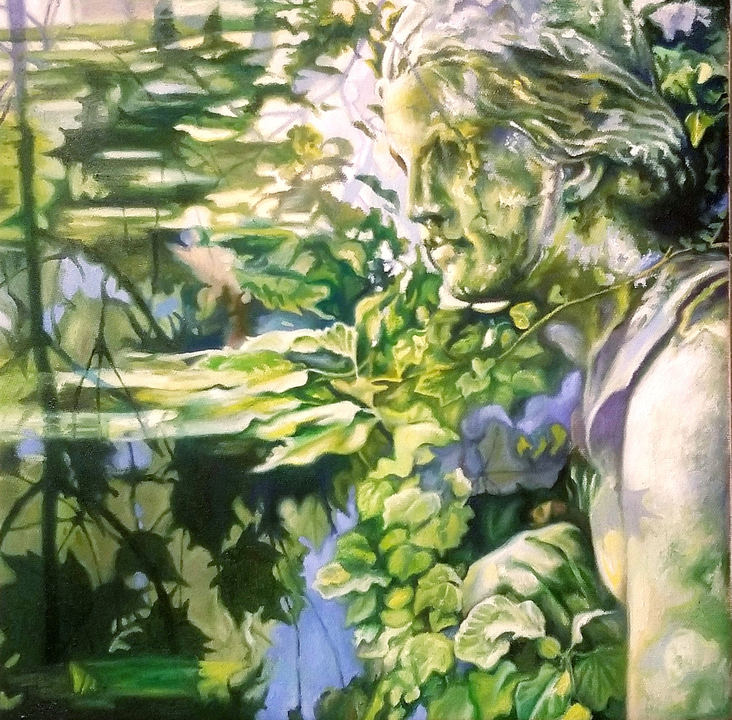 Reverie, oil on canvas, 24 x 24 in. 2019