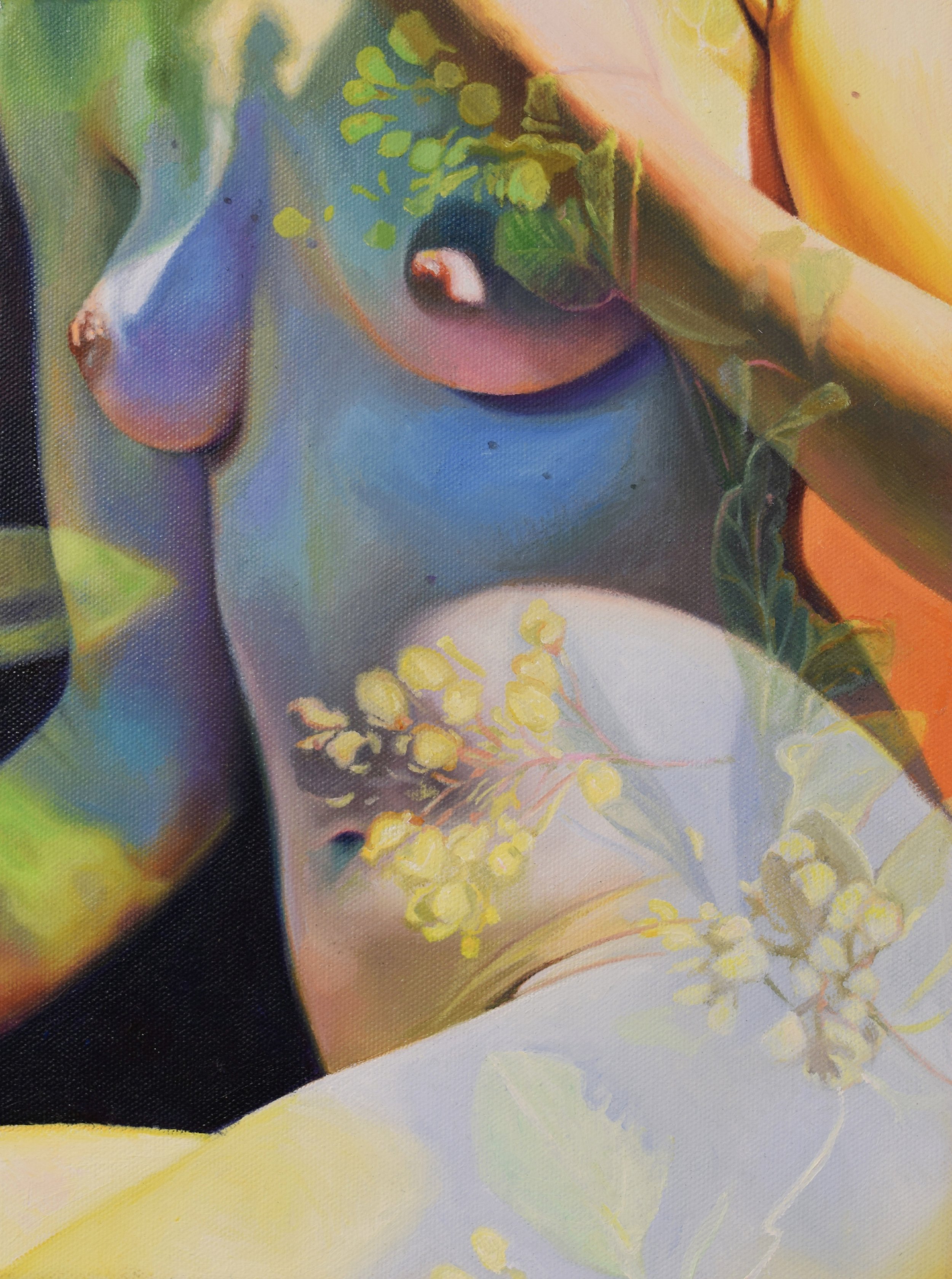 Nude Study I, oil on canvas, 12 x 9 in. 2019