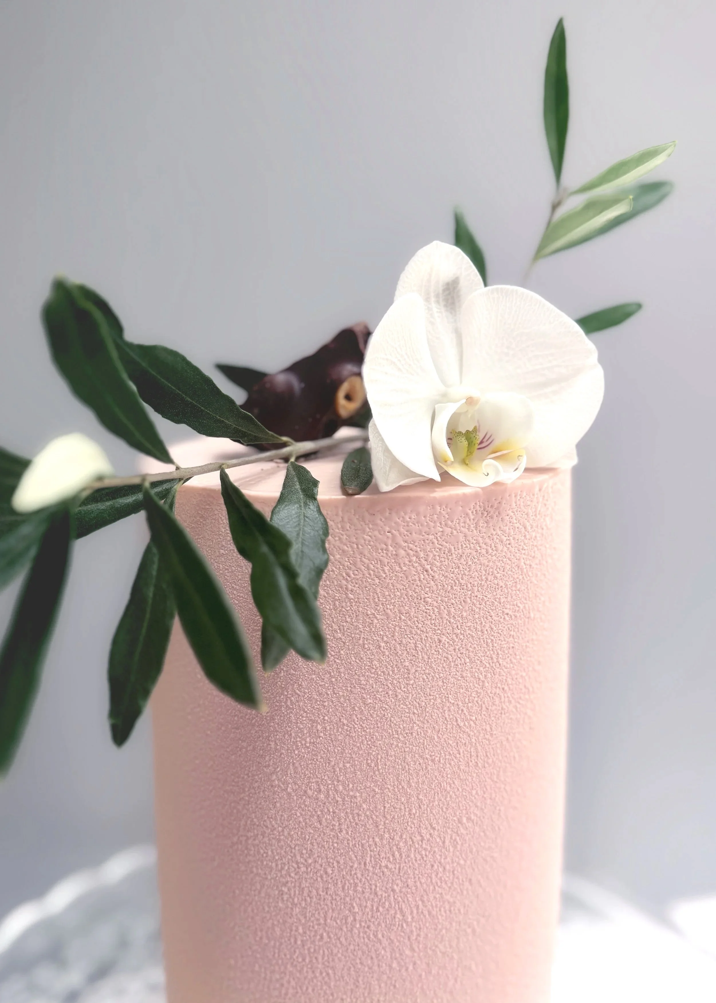 Close-up of handcrafted buttercream celebration cake detail, Floc Bakes Manchester