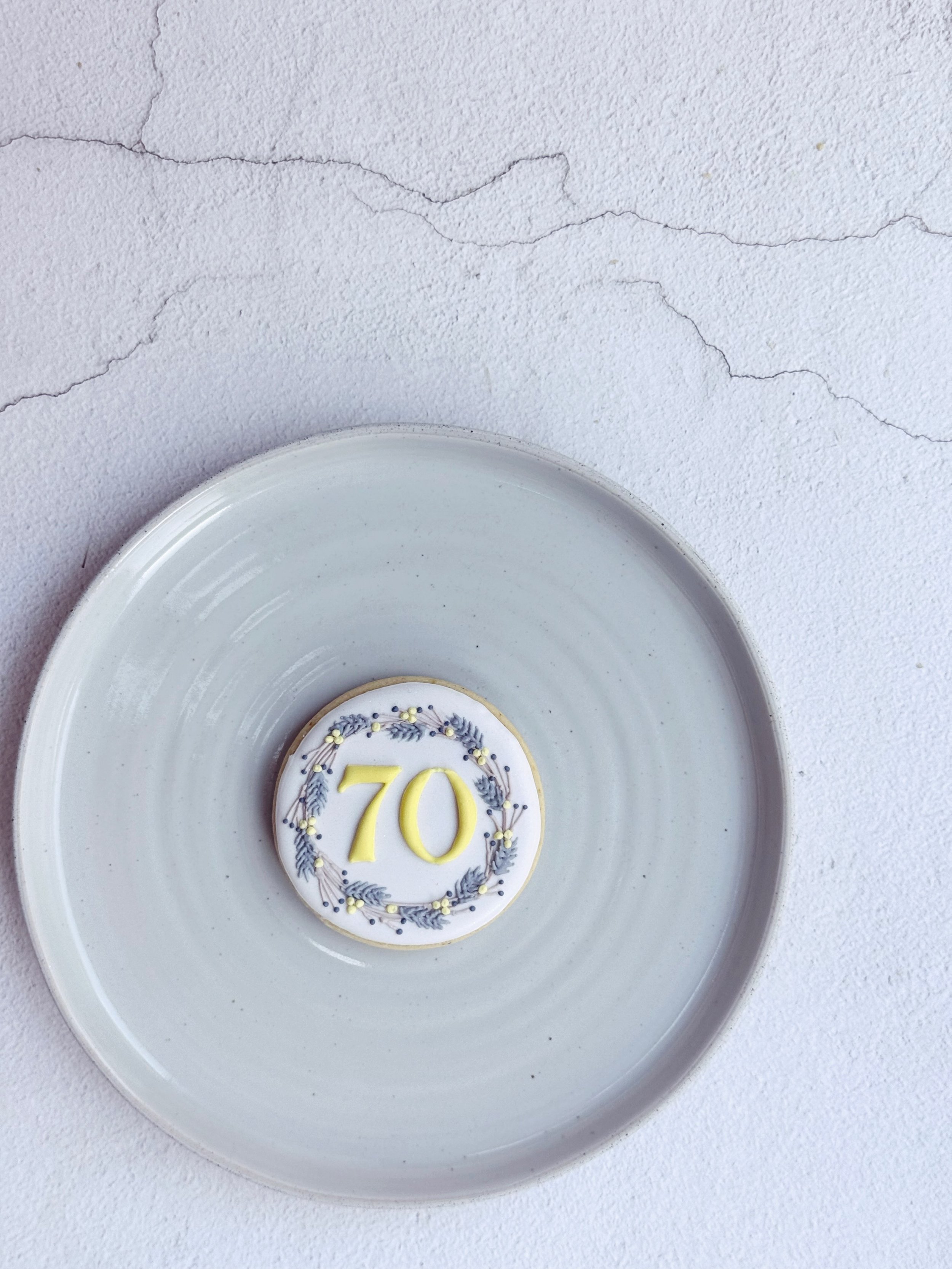From a wedding day cake&hellip; to platinum wedding anniversary cookies 🍪 
70 years married?! Can you imagine? 

My cookies are a tiny, tiny detail in a story like that, but I loved being even a small part of the celebration.

Got a big anniversary 
