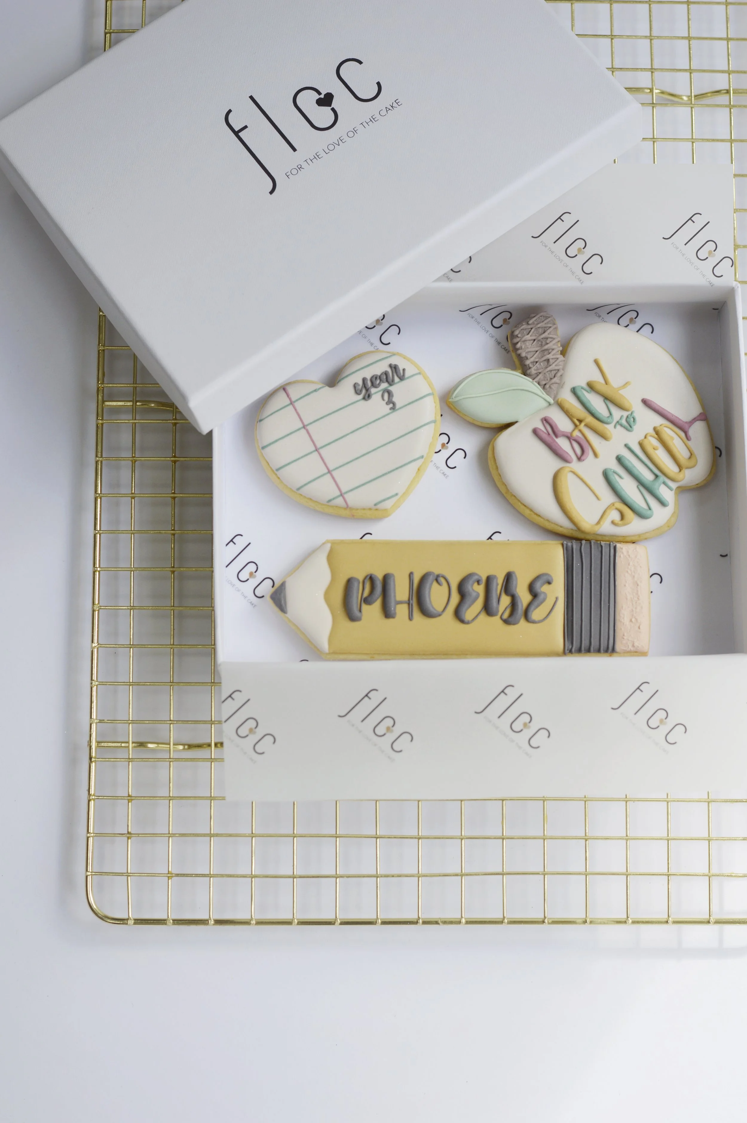 Back To School Cookie Box | Box of 3