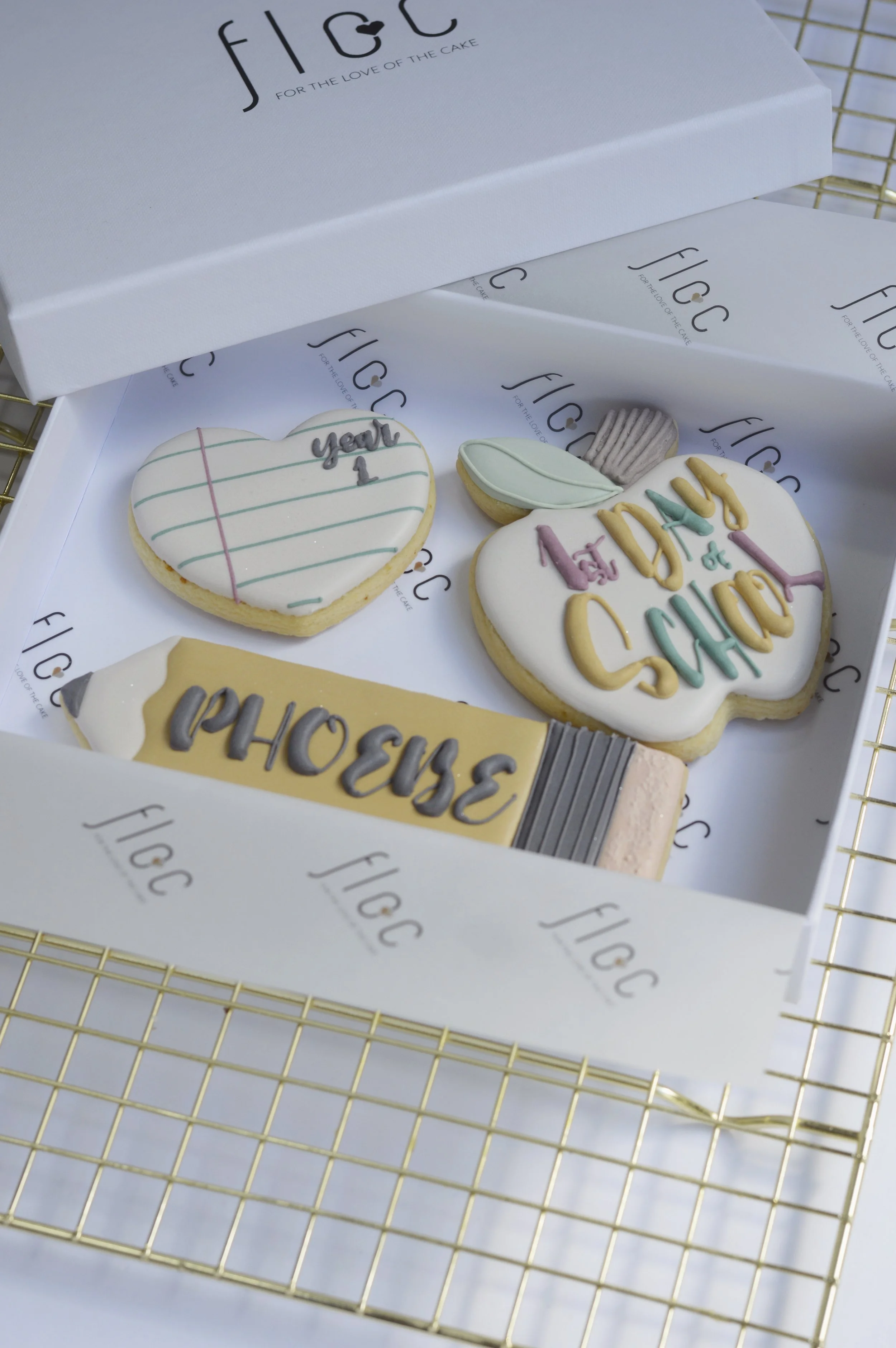 First Day of School Cookie Box | Box of 3