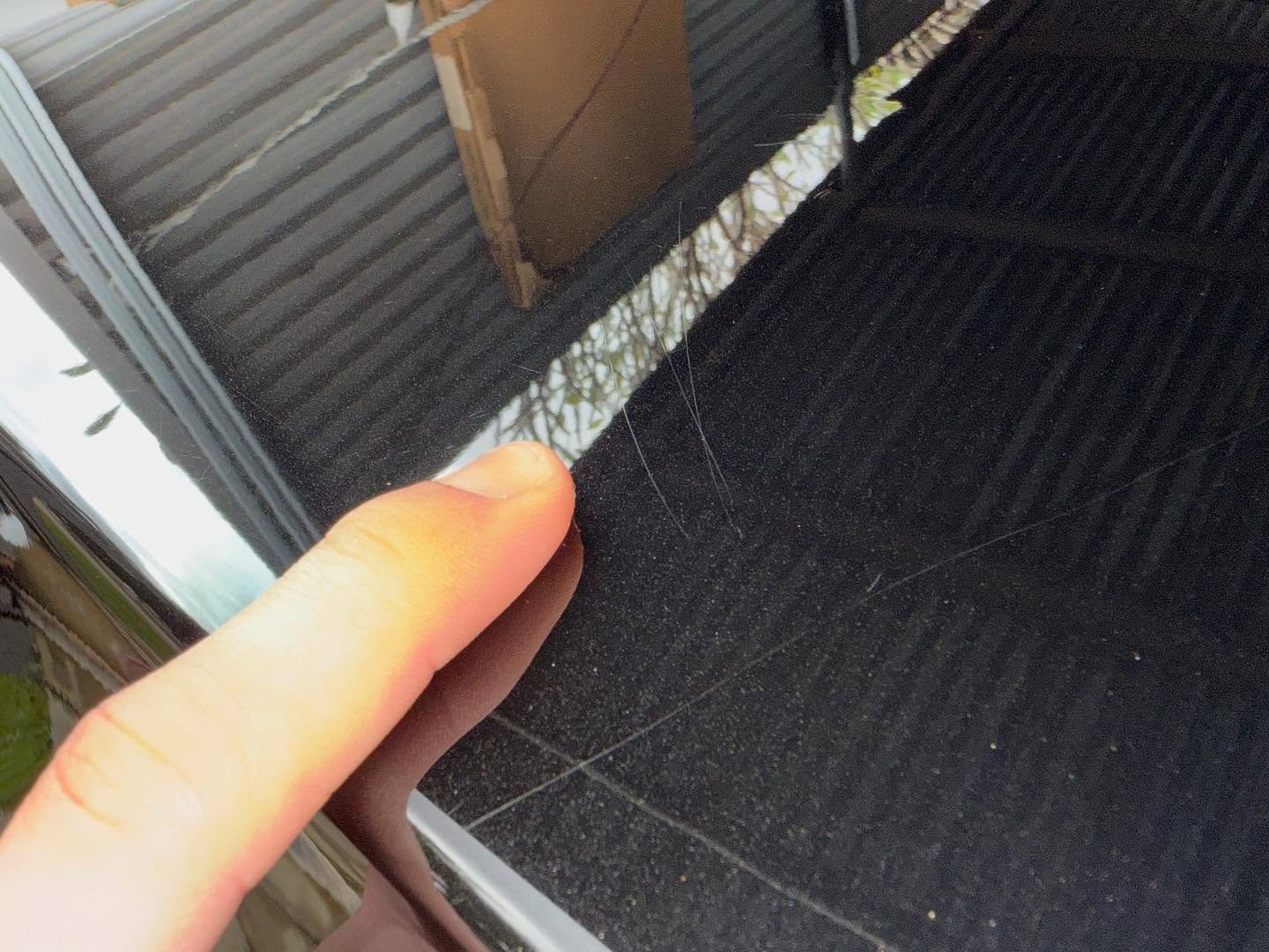 Before and after paint correction #paintcorrection #mirror