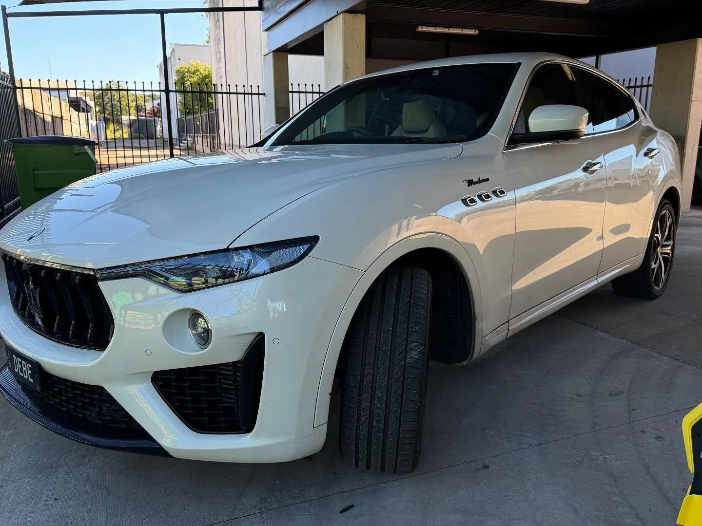 Gold pack detail on this Maserati Levante