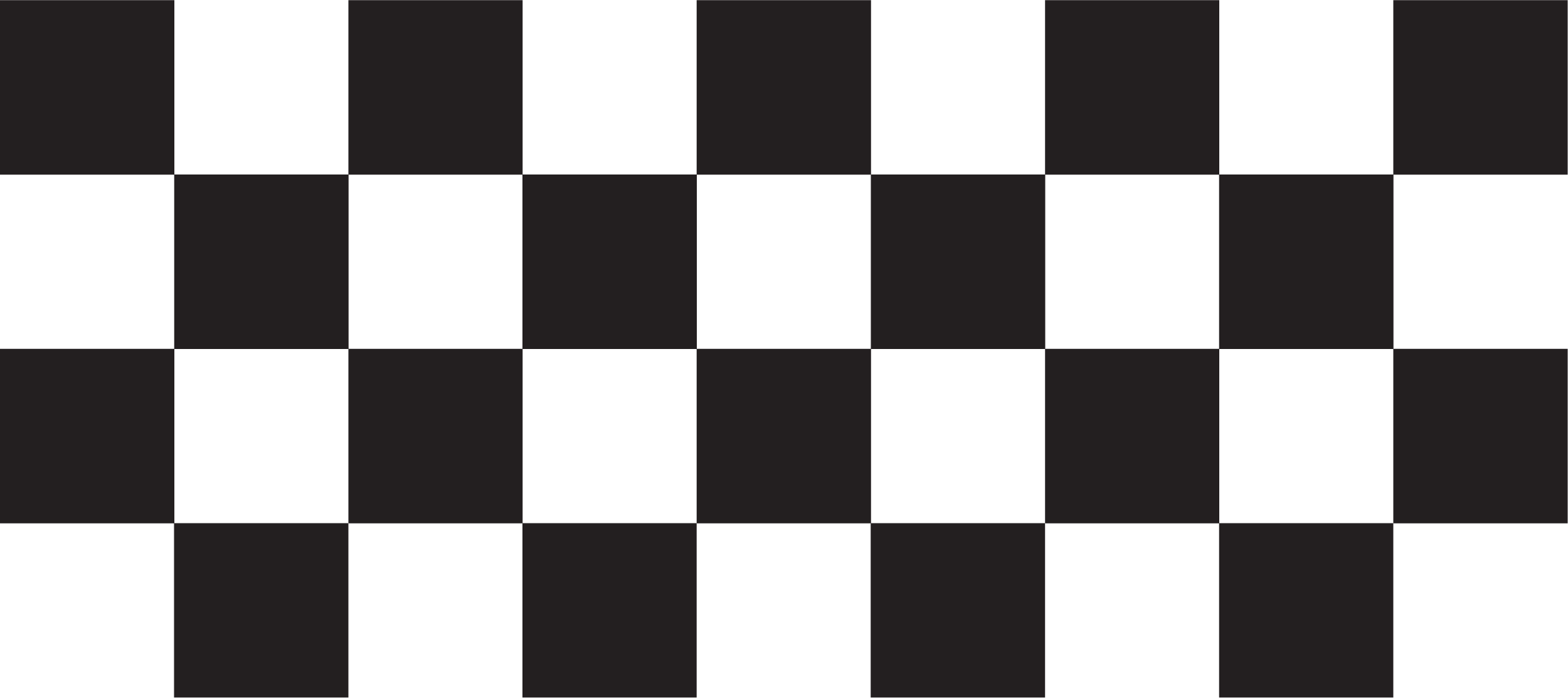 Zwarte en donkere grijze schaakbord met afwisselende vakken. Skill School