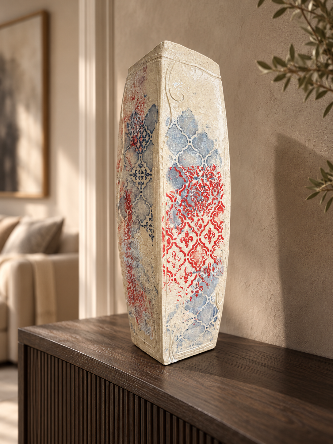 Vernon tall vase