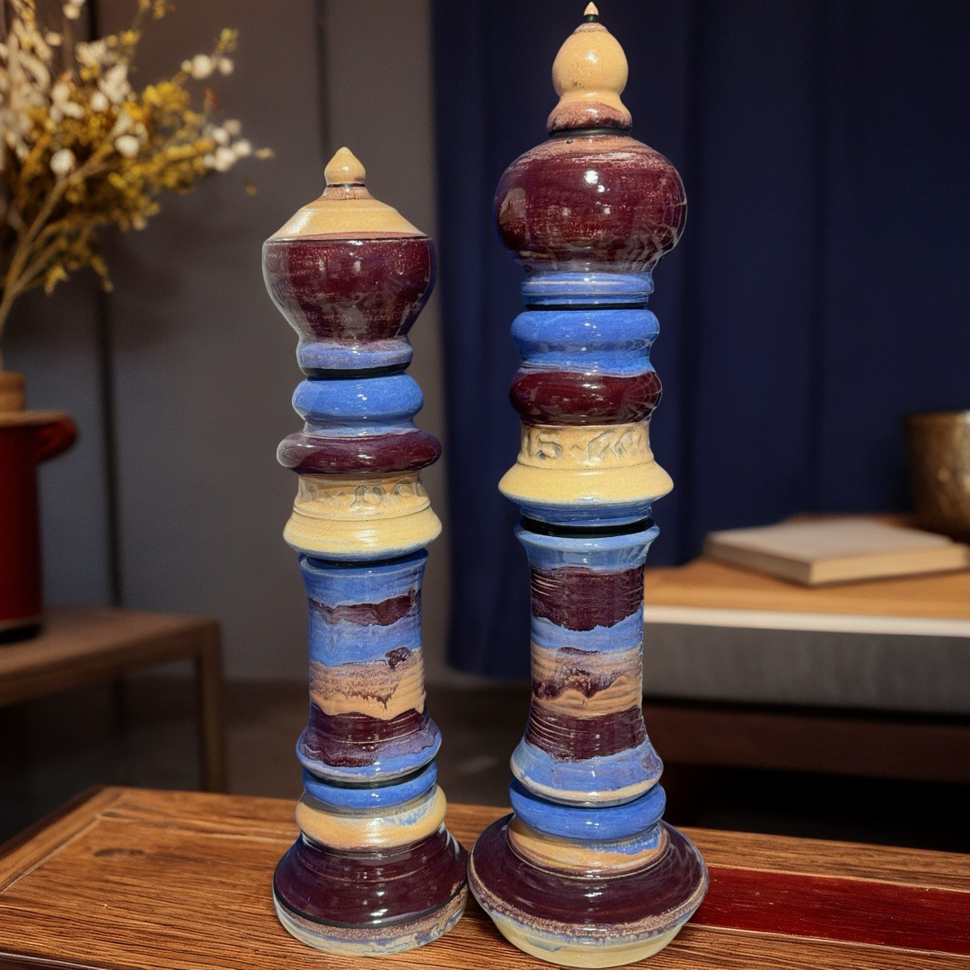 Royalty Chess Ceramic Pair