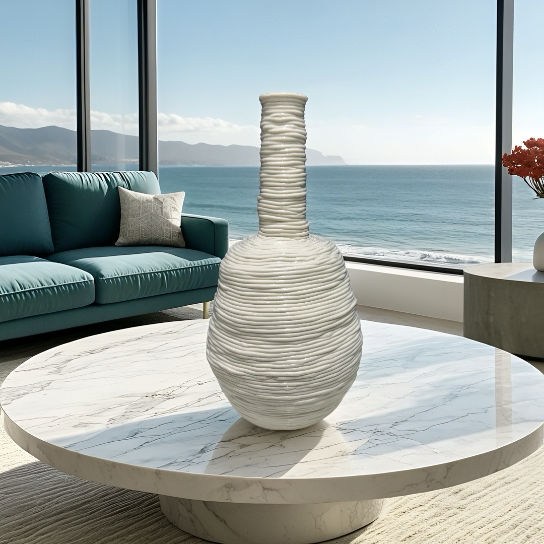 Matilda Ceramic Coil Vase