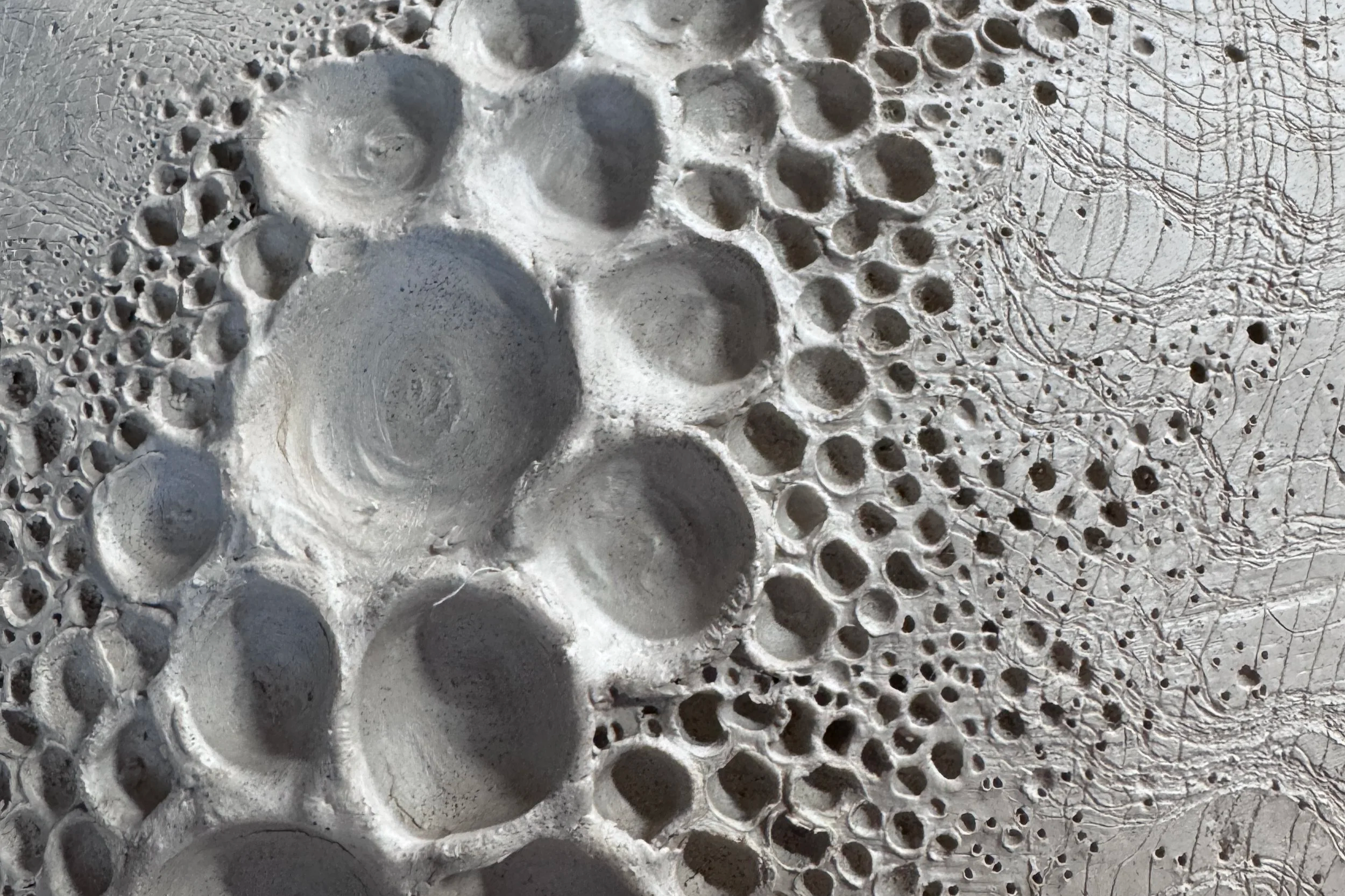 Ocean textures in clay