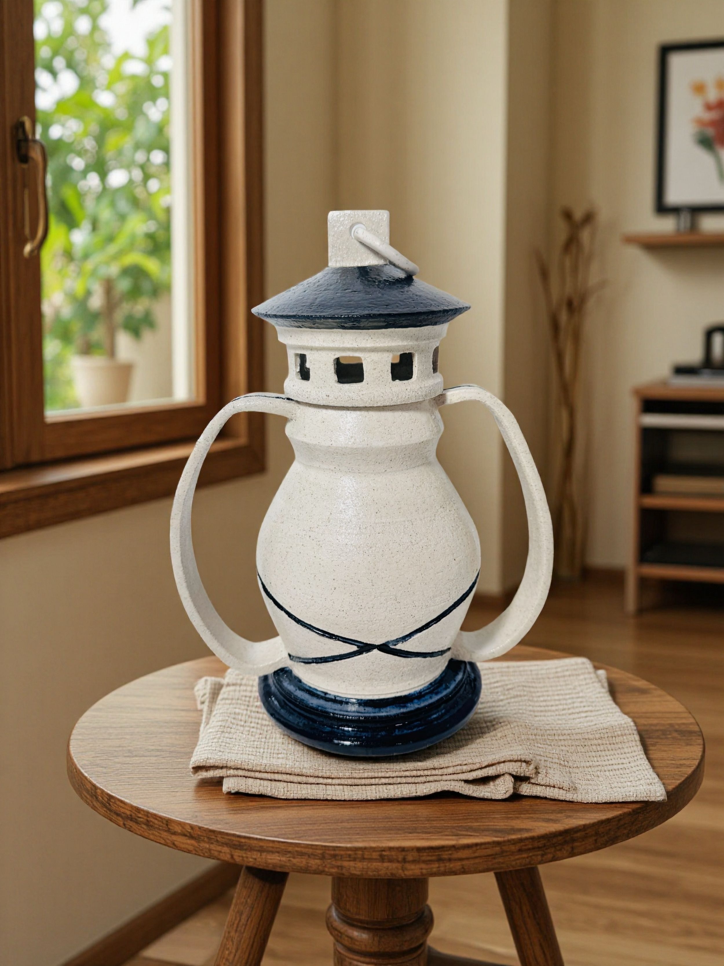 Retro Style Lantern vessel