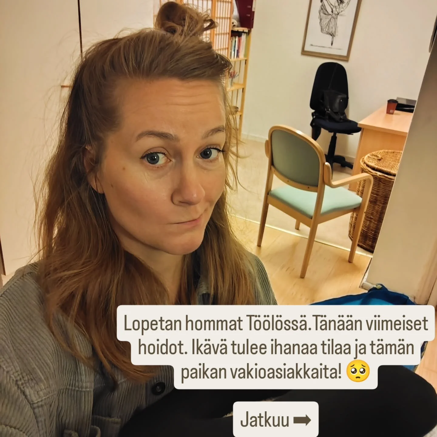 T&auml;n&auml;&auml;n on haikea, mutta onnellinen p&auml;iv&auml; hoitotilalla ❤ Saan viimeist&auml; kertaa tavata mun ihanat asiakkaat T&ouml;&ouml;l&ouml;ss&auml;, sanoa n&auml;kemisiin ja kiitt&auml;&auml; siit&auml;, kuinka iso merkitys teid&auml