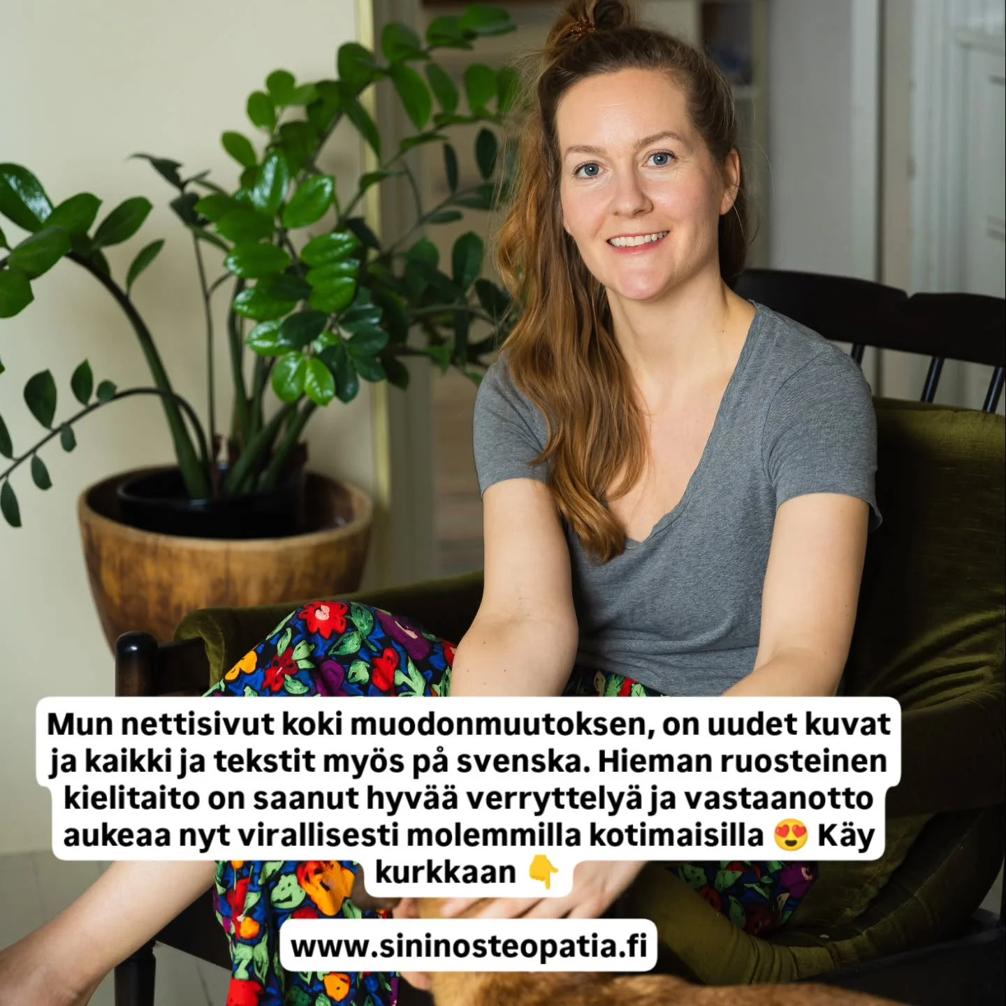 Nettisivujen p&auml;ivitys, mik&auml; energeettinen pieni kasvupyr&auml;hdys ja n&auml;kyv&auml;ksi tulemisen harjoitus se voikaan olla ✨. T&auml;ss&auml; projektissa sain vastaanottaa apua, ja t&auml;t&auml; kautta nauttia siit&auml; itselle aika ha