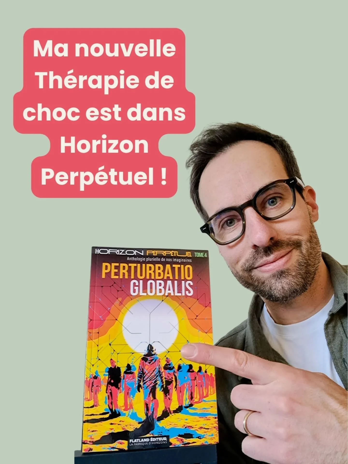Tr&egrave;s heureux d'avoir r&eacute;cup&eacute;r&eacute; mon exemplaire auteur de l'anthologie.

C'est une grande fiert&eacute; que de figurer au sommaire, et je tiens &agrave; remercier @flatland.editeur pour sa confiance.

Pour ceux qui ne connait