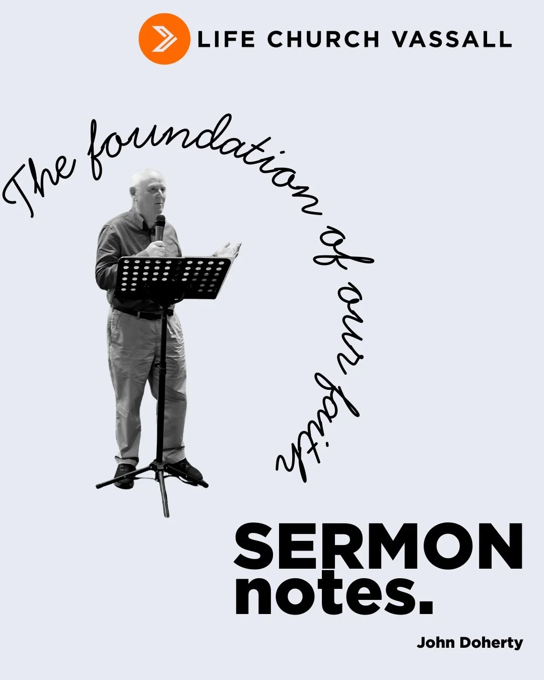 Such a brilliant start to our brand‑new series &ldquo;The Foundations of Our Faith&rdquo; at Life Church Vassall as John Doherty opened up the simple, powerful story at the centre of everything we believe.
John reminded us that the Gospel isn&rsquo;t