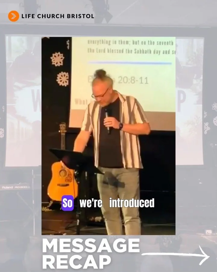 This Sunday Andy Cains continued our Work as Worship series with a message on Sabbath and why rest matters to God 🙌

We were reminded that Sabbath is intentionally stopping to remember that God provides, God is in control, and we are not slaves to p