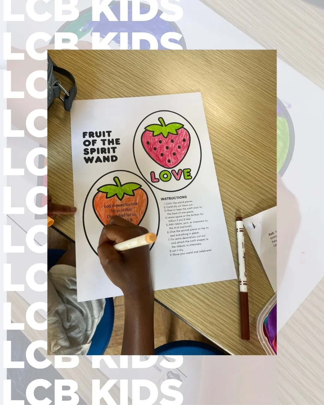 💛 This week in LCB Kids, we kicked off our brand new series on the Fruit of the Spirit by exploring LOVE! 🍎🌿
Through Bible teaching, crafts and lots of creativity, our children discovered what God&rsquo;s love looks like and how we can share that 