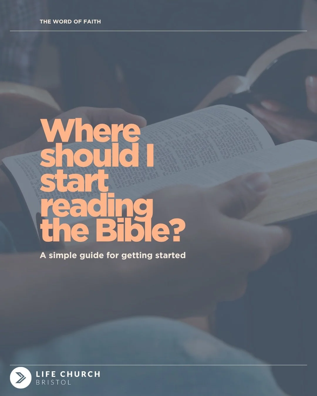 Opening the Bible can sometimes feel overwhelming.
Where do you even begin?

The good news is you don&rsquo;t need to know everything before you start.

God&rsquo;s Word is living and active, and every time we open it, He can speak to us.

📖 Which b
