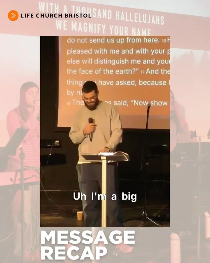 What matters most in the story of our lives? This Sunday, guest preacher Pastor James Lee, Lead Pastor at City Church, took us to Exodus 33 to explore why the presence of God matters more than anything else.

Even with the Promised Land ahead, Moses 
