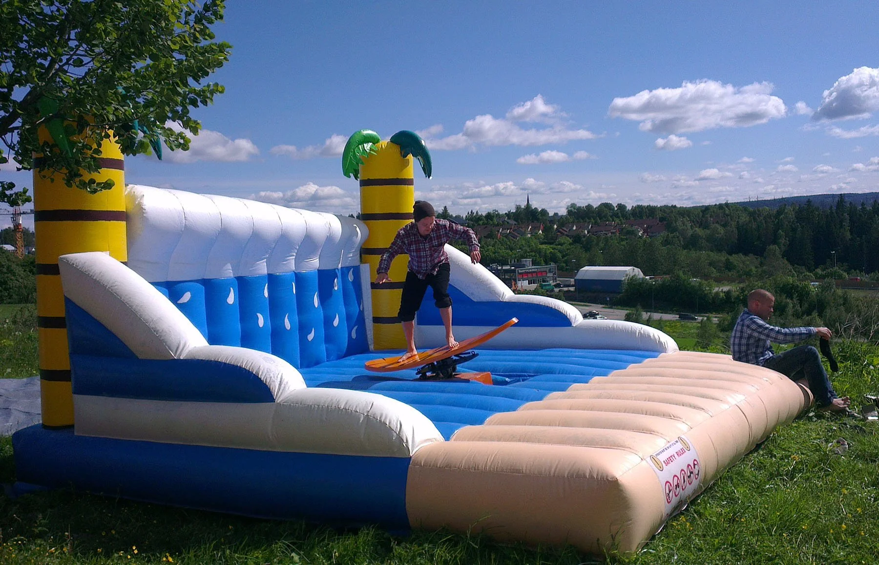 Surfesimulator, simulator, palmer, surfebrett