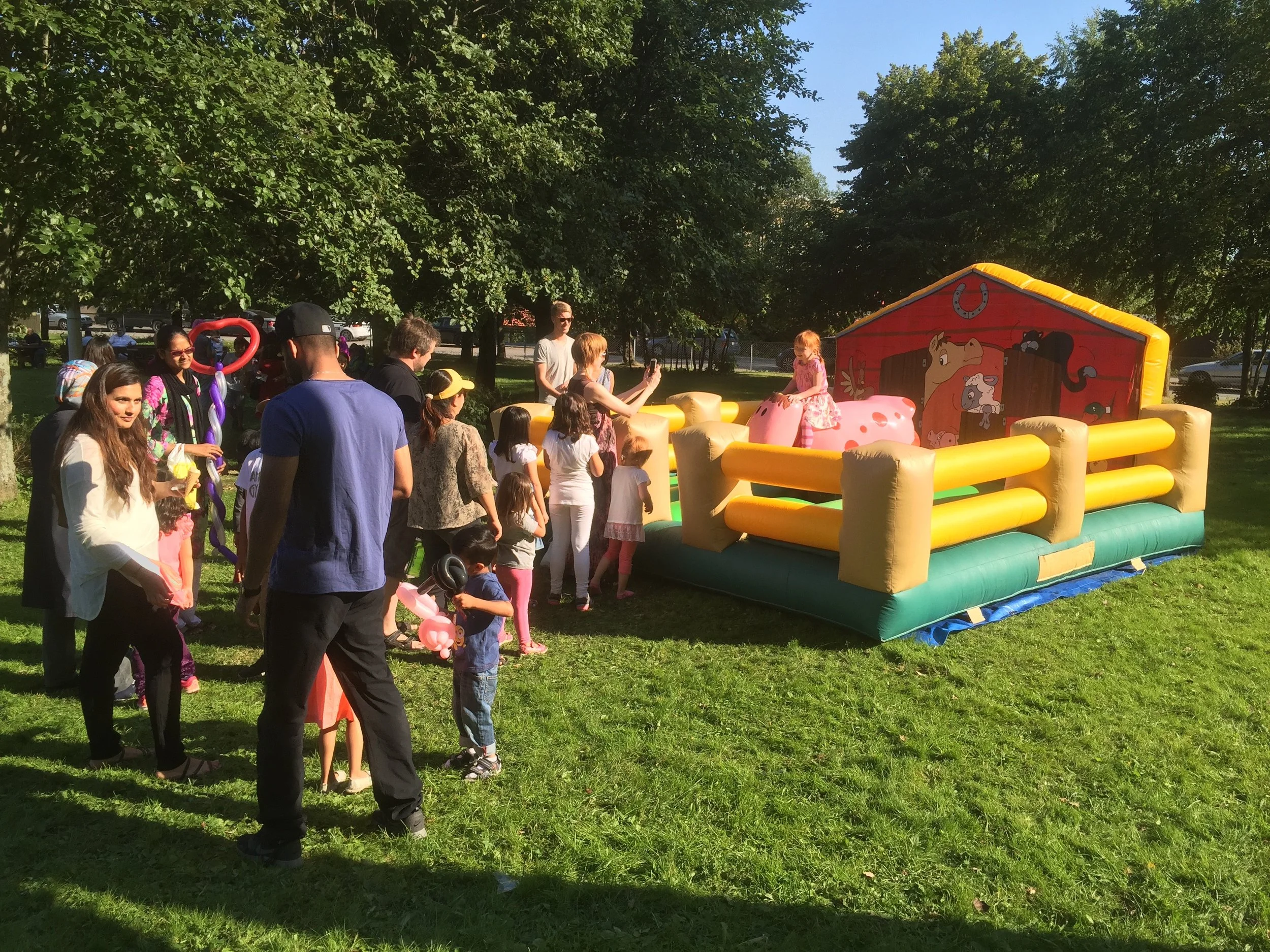 Oppblåsbar mekanisk rodeo ku/ okse for barn 3-10 år