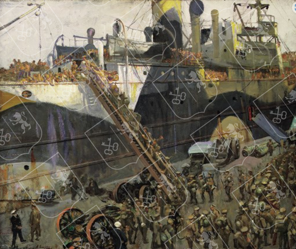 Embarking for the Western Front