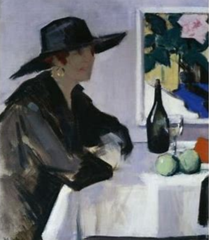 Lady in a Black Hat
