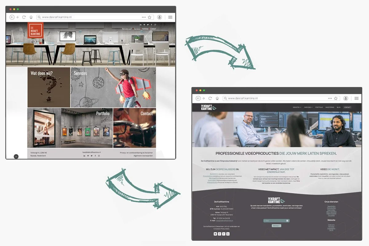 DE KRAFTKANTINE LANCEERT NIEUWE WEBSITE