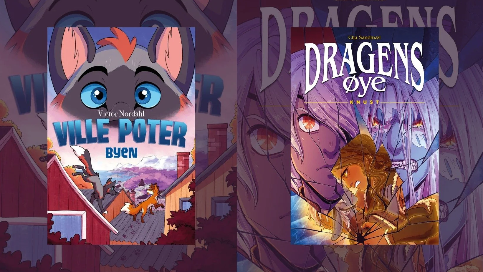 Forfatterbesøk: Cha Sandmæl og Victor Nordahl