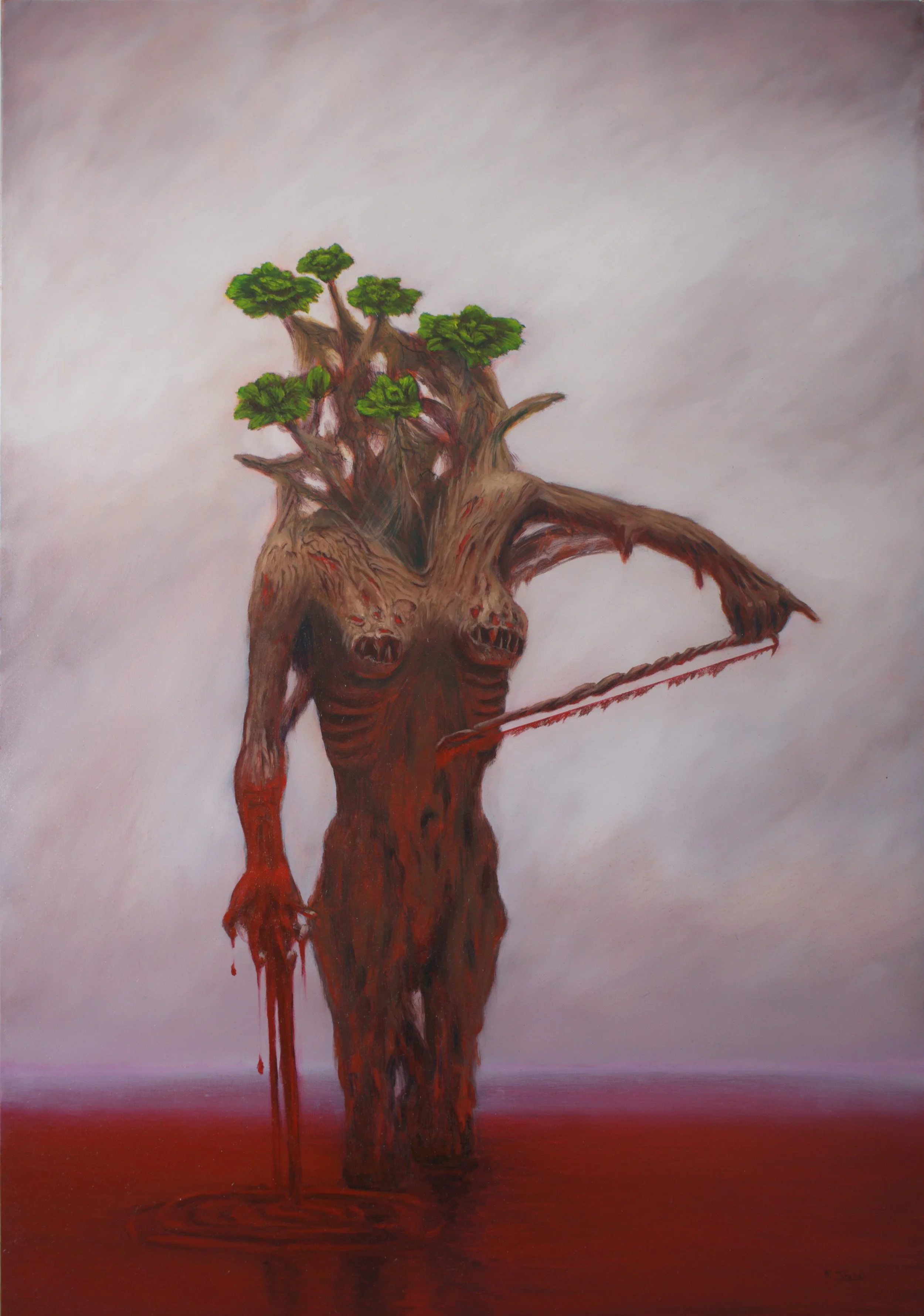 There is only feeling - oil on canvas 70cm x 100cm