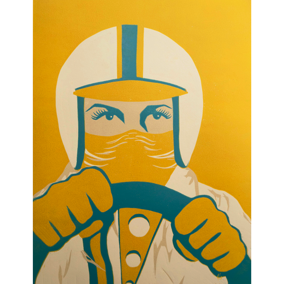 DRIVE, DRIVE, DRIVE! Fine art print