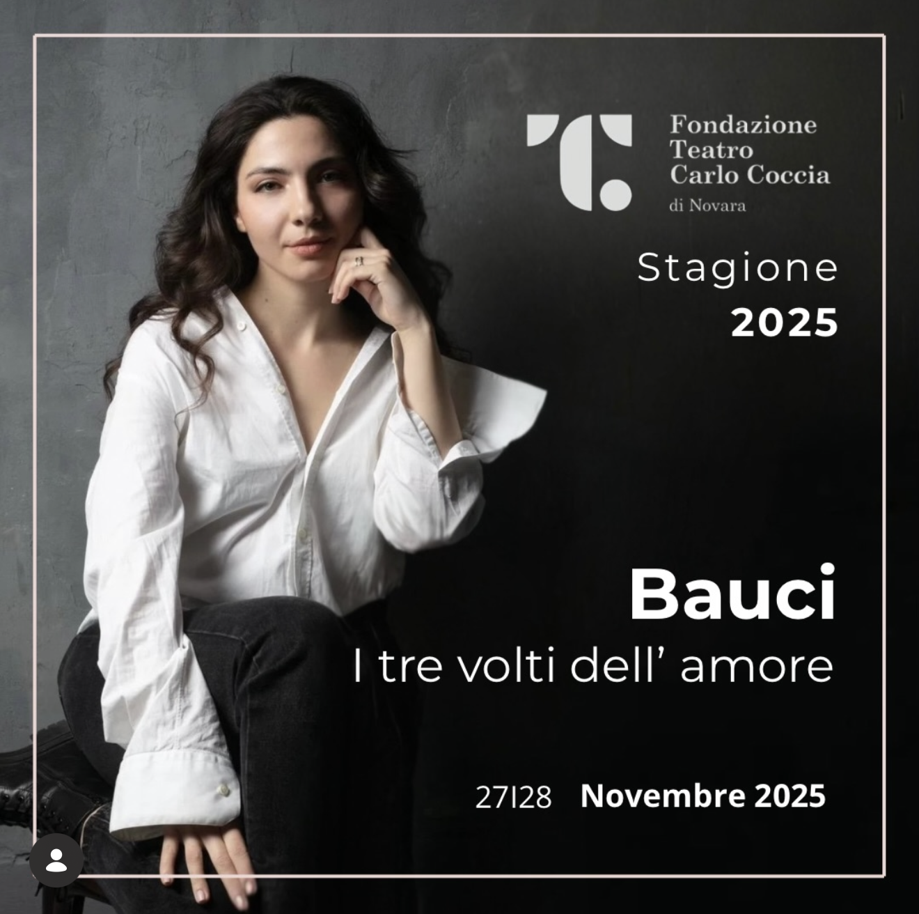 Mariateresa Federico sarà Bauci ne I tre volti dell’Amore, nella fantastica produzione del Teatro Coccia di Novara 