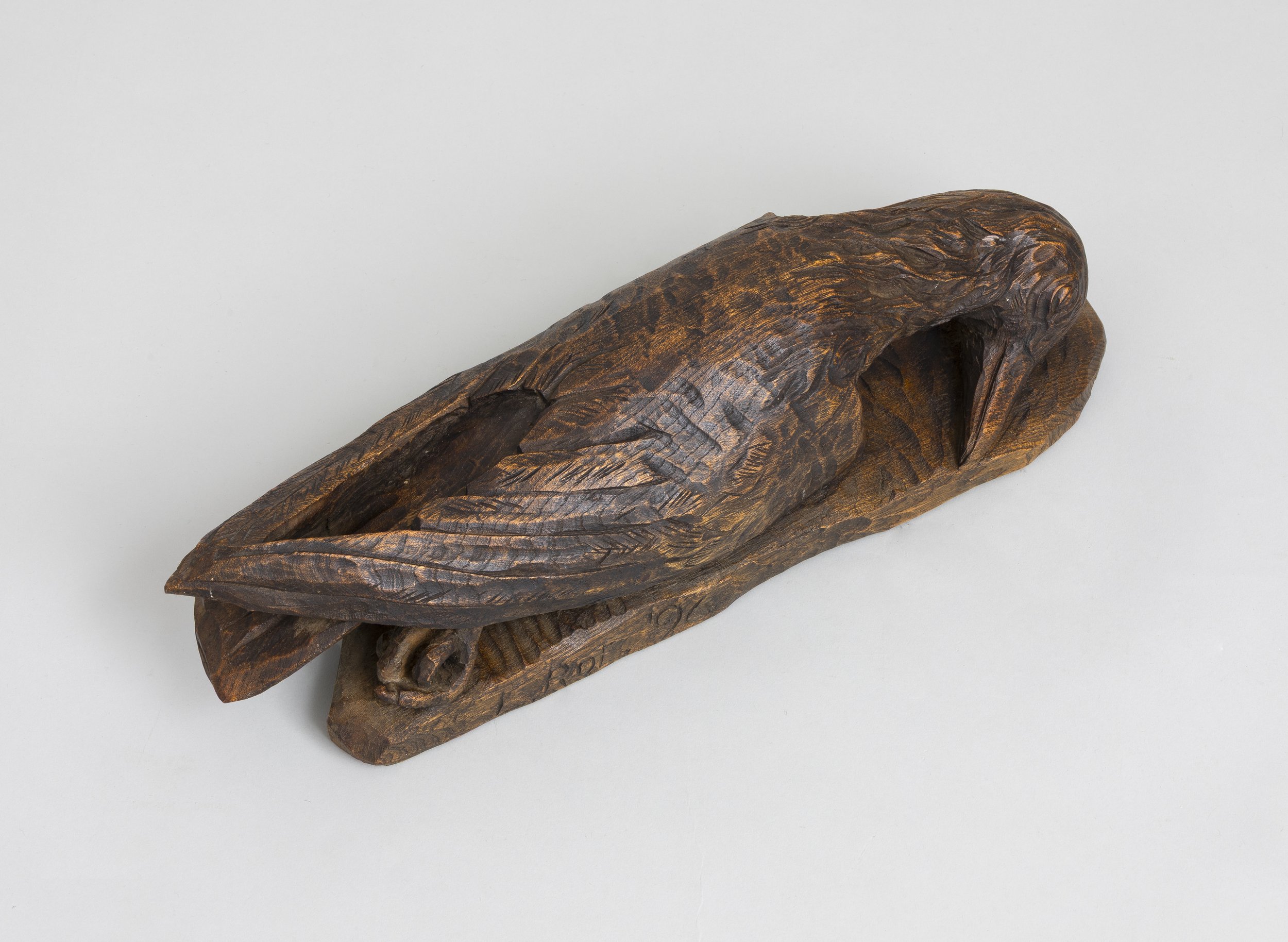 Art. No. 8: Dead bird - Oak - 1996 - H12 x W43 x D13 cm - 1.6 kg - 3.D