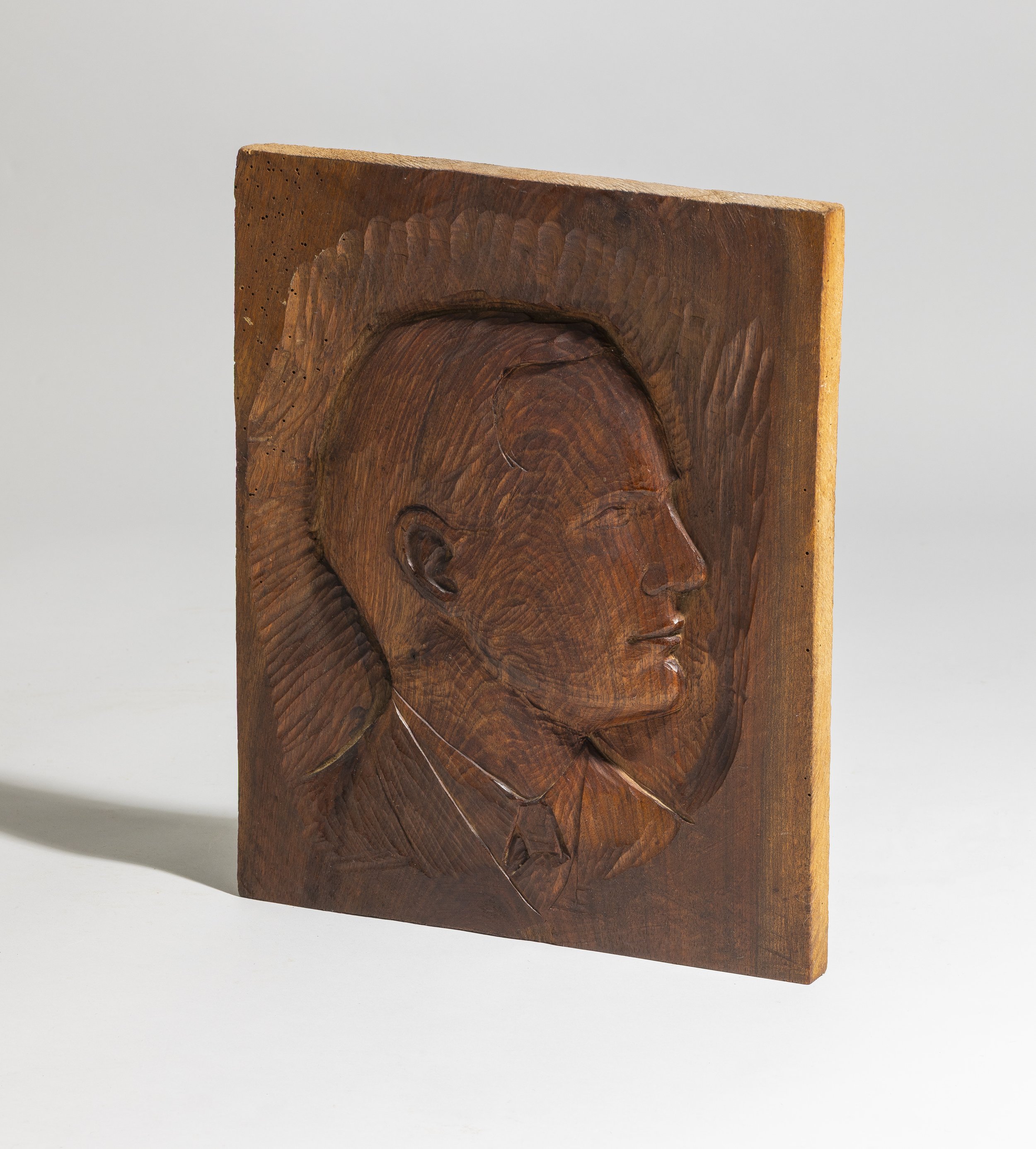 Art. No. 54: Pearse - Mahogany - 1960's - H39 x W32 x D2.5 cm - 1.4 kg - Relief /wall